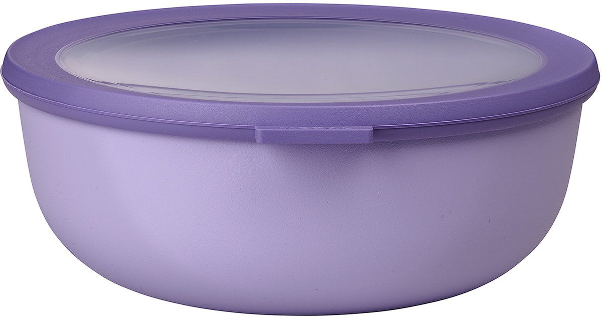 Mepal - recipiente para alimentos circular multitazón - 2250 ml - redondo - lila intenso