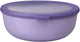 Mepal - recipiente para alimentos circular multitazón - 2250 ml - redondo - lila intenso