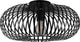 Trio johann - lampada da soffitto - nero opaco - escl. 1x e27 4 w - montaggio a soffitto