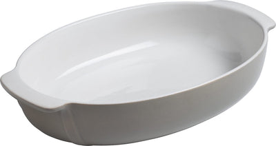 Teglia in Pyrex ovale, grigia, 30 x 20 cm - | firma