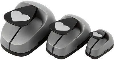 Set perforatori Creativ Company, cuore, misura 25+49+75 mm, 3 pezzi 1 scatola