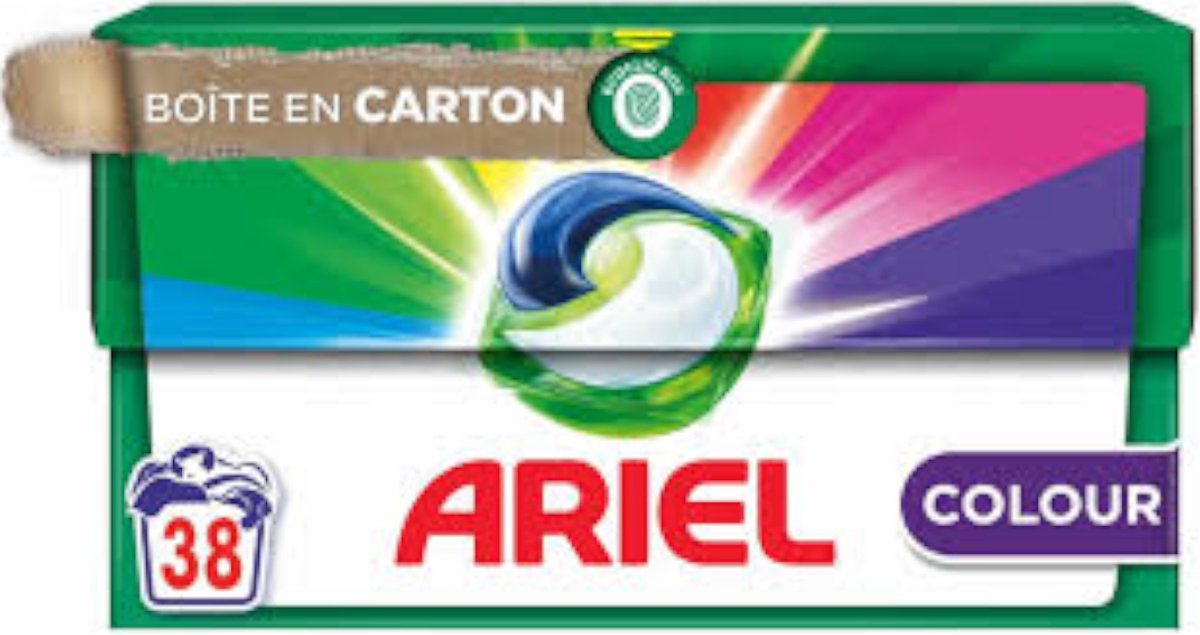 Ariel all-in-1 pods wasmiddelcapsules color 38 stuks