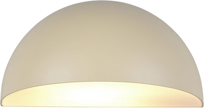Trio maas - lampada da parete - sabbia - escl. 1x e27 4,9 w - montaggio a parete - illuminazione da esterno - ip44
