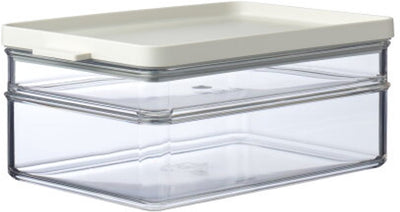 Scatola colazione Mepal Omnia - 2 pezzi. 500 ml + 1200 ml - contenitore per alimenti - bianco nordico