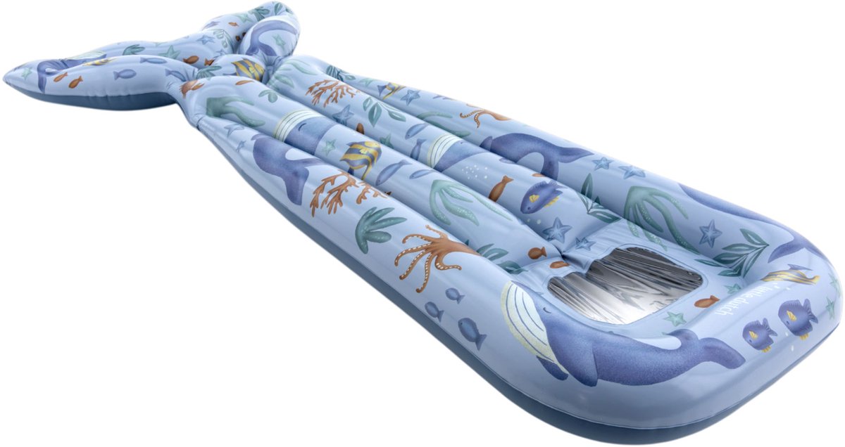 Rubo Toys piccolo materasso ad aria Dutch Ocean World con coda blu