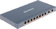 Hikvision ds-3e0310hp-e switch poe non gestito intelligente ethernet veloce a 8 porte serie pro con 1x hi-poe e 2x rj45