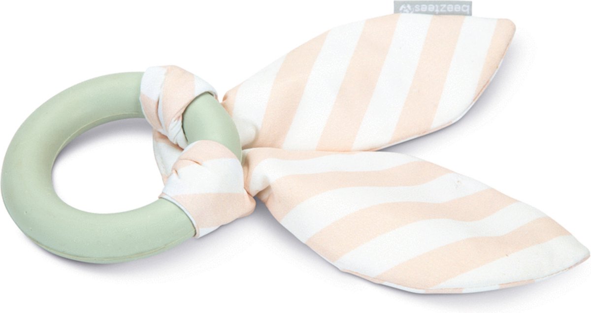 Beeztees Anello da masticare tjuwa per cuccioli - Giocattolo per cuccioli - Giocattolo da masticare per cuccioli - Giocattolo per cani - Grigio - 8,5 cm