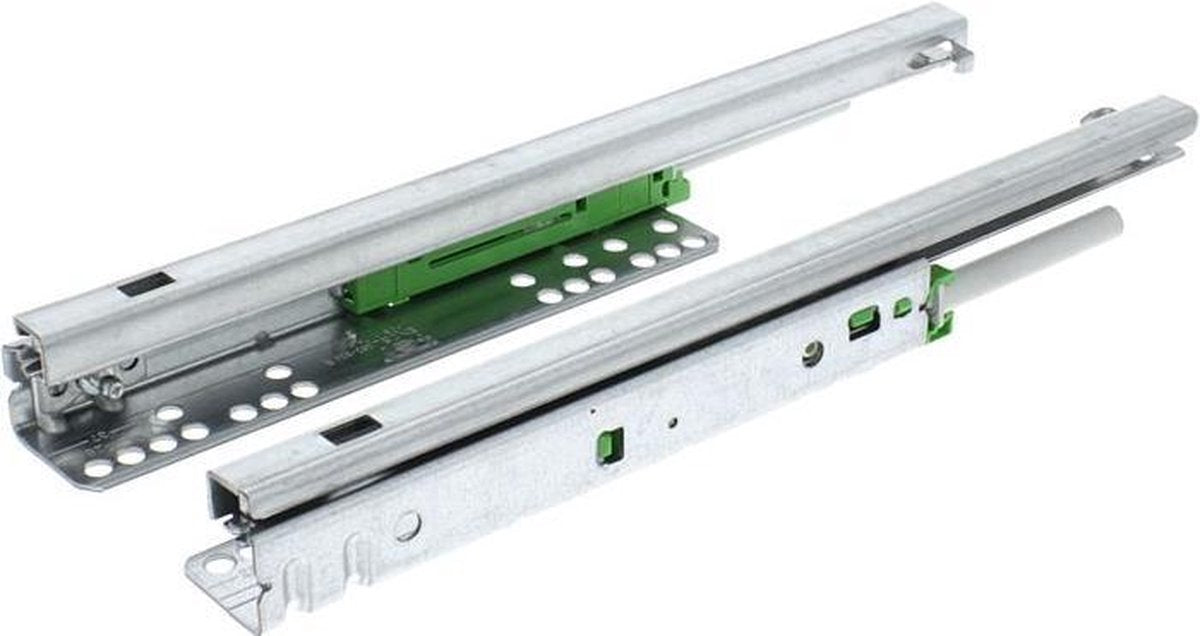 Guía cajón Starx blanco cierre suave 40cm