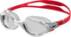 Speedo biofuse 2.0 zwembril - ergonomische duikbril volwassenen - anti condens uv-bescherming - professionele zwembril met drukknopsluiting - superzachte afdichting - clear rood