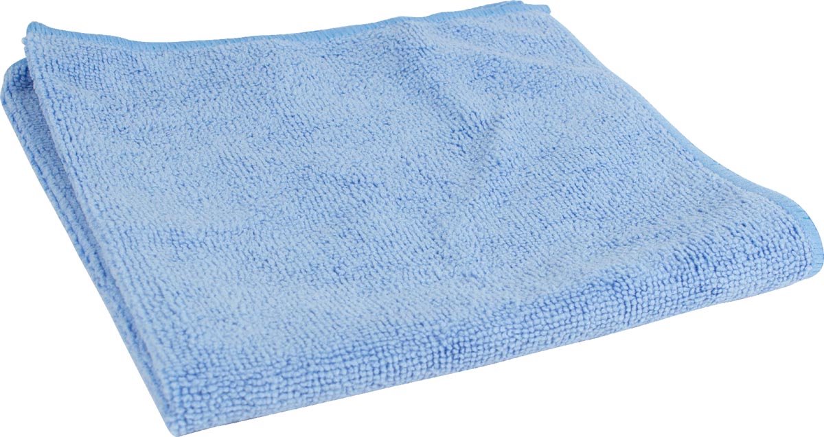 Klika microvezeldoek | ft 40 x 40 cm | blauw | pak van 10 stuks