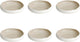 Medard de noblat - lino oslo - piatto fondo 20 cm - 6 pezzi - gres