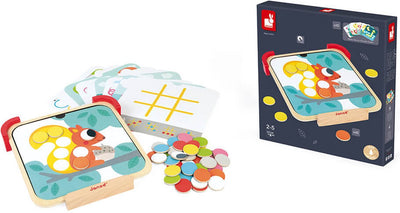 Janod - juego educativo - pizarra magnética de colores