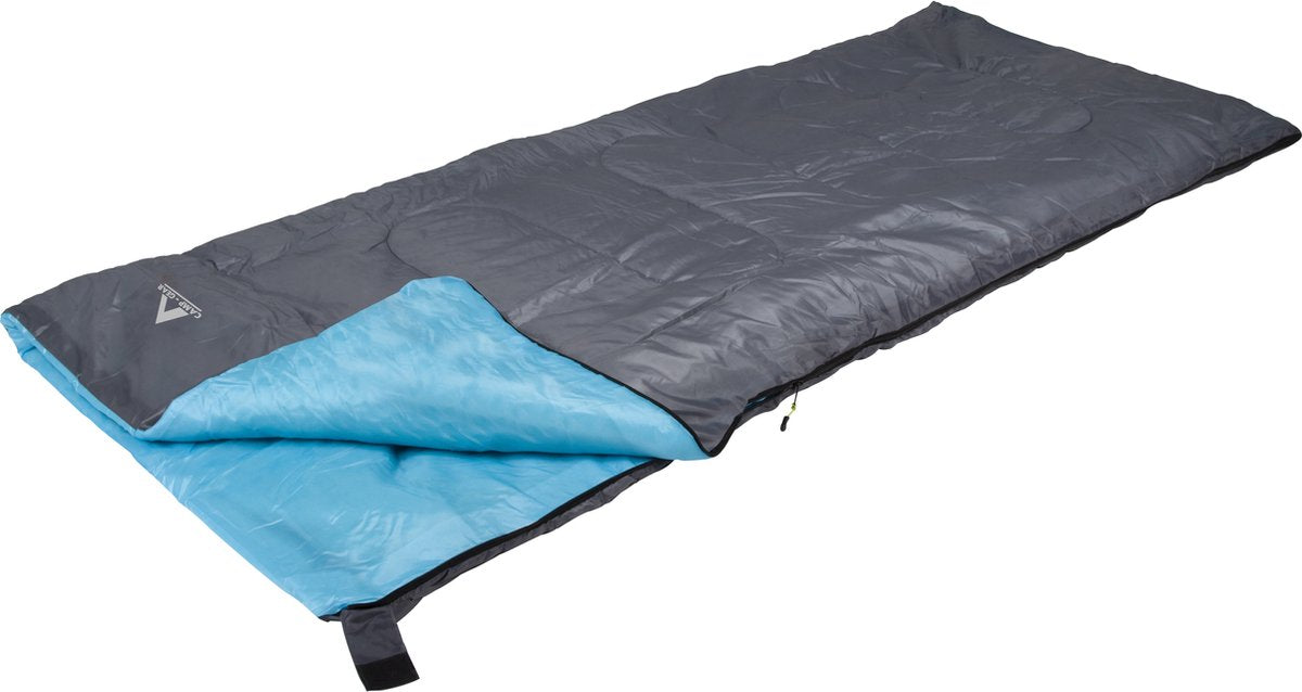 Camp-gear slaapzak - travel mini - 190x75 cm - grijs blauw