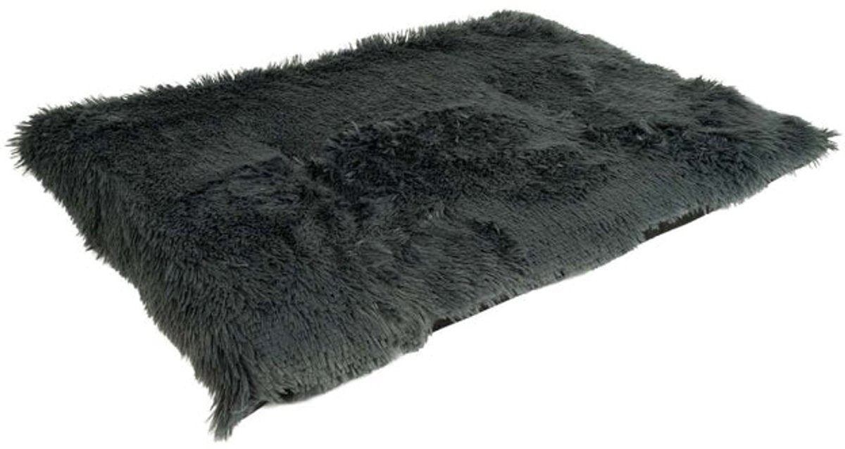 Duvo plus snug - benchkussen - xl - 107x71x7cm - donkergrijs - zacht - wasbaar