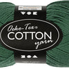 Cotton yarn, dark green, 50gr, 170m
