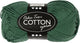 Cotton yarn, dark green, 50gr, 170m