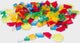 Blocchi geometrici cavi Ticketit - trasparenti