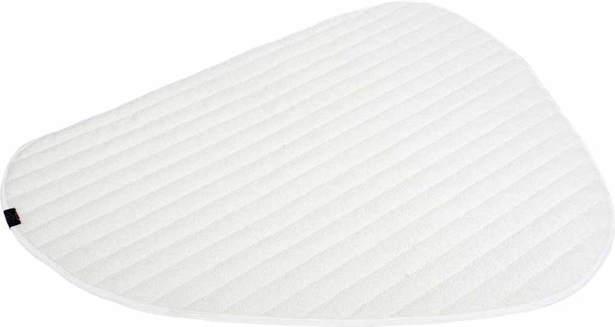 D d home pebble - dubbelzijdige plaid 120x95x2cm wit