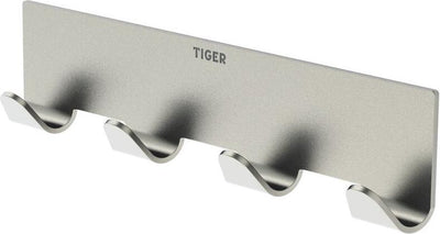 Portasciugamani Tiger basic - gancio per asciugamani - acciaio inossidabile spazzolato