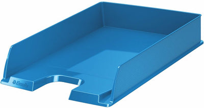 Vassoio di classificazione Esselte europost a4 polistirolo blu scuro (10 pezzi)