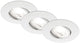 Briloner kulana a - faretti da incasso ultra efficienti - 3 pezzi - 9 cm - bianco