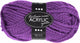 Creativ company hilo acrílico fantasia, l: 35 m, maxi, violeta, 50 g 1 ovillo