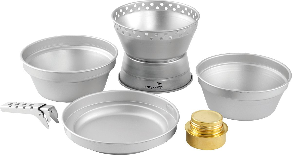 Easy camp storm cooker campingkooktoetel brander pannenset lichtgewicht compact