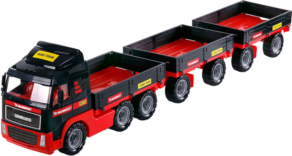 Cavallino Toys Cavallino Mammoet Truck con remolque doble, Escala 1:16