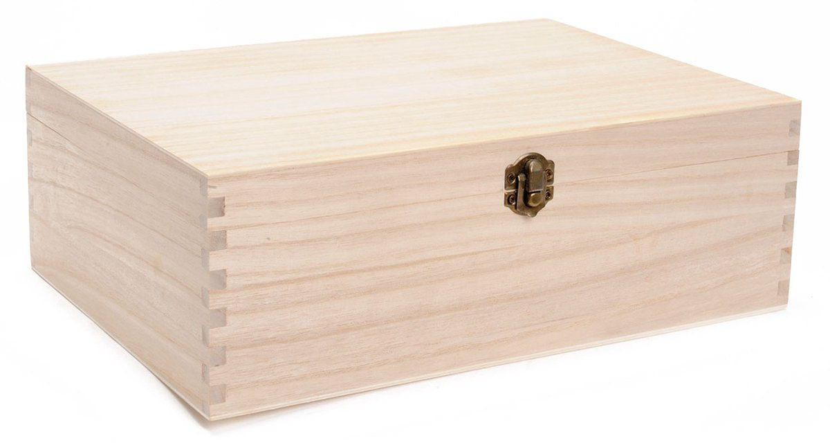 Playwood decora la tua scatola da cucito in legno