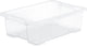 Caja de almacenamiento básica Rotho core - juego de 4 - apilable - 30 litros