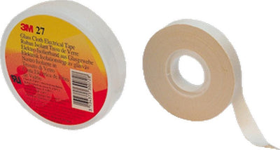 Cinta autoadhesiva 3m mmm scotch 27, tejido de fibra de vidrio, blanca, (largo x ancho) 20mx12mm