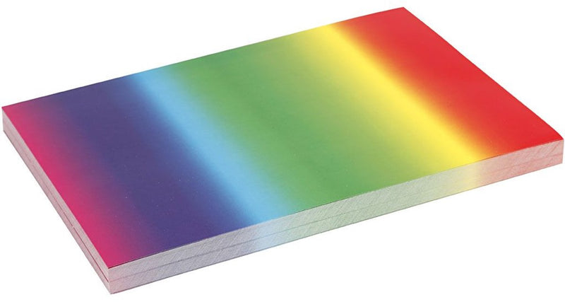 Papel arcoiris de Creativ Company, a4, hoja 210x297 mm, 180 gr, 100 hojas 1 caja