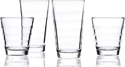 Juego de vasos Leonardo Onda - 12 piezas