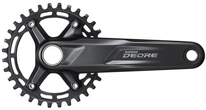 Cranket Shimano 10 11 Velocidad Deore FC-M5100-1 con 170 mm Crankarm 30t Negro