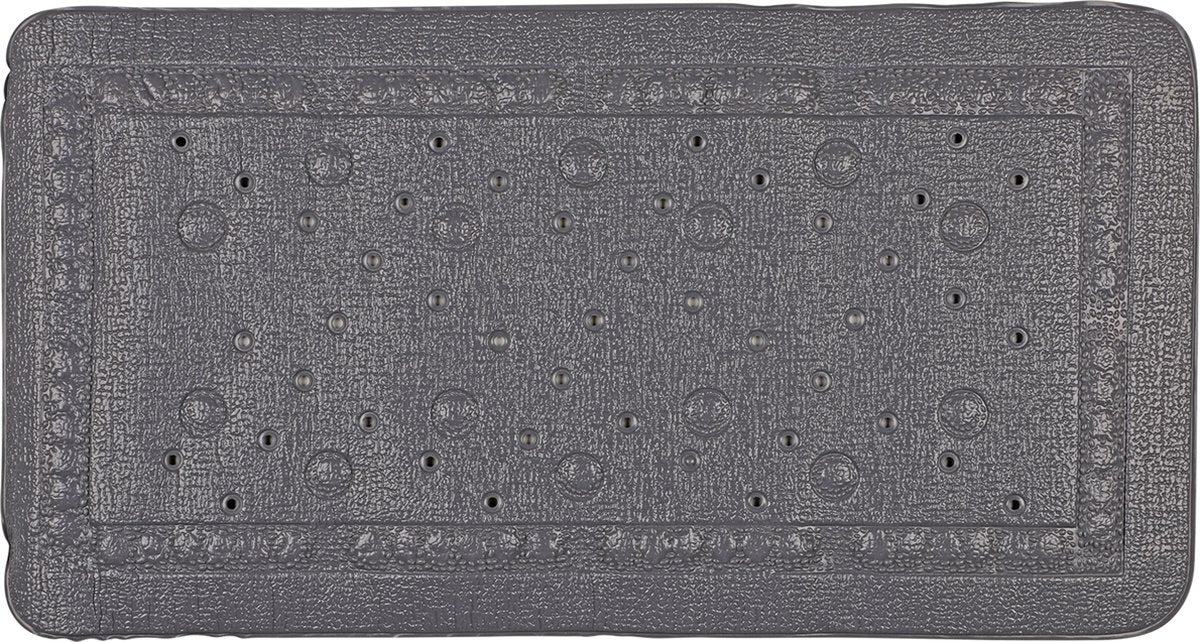 Tappetino da bagno antiscivolo Differnz tutus 68x36 cm antracite