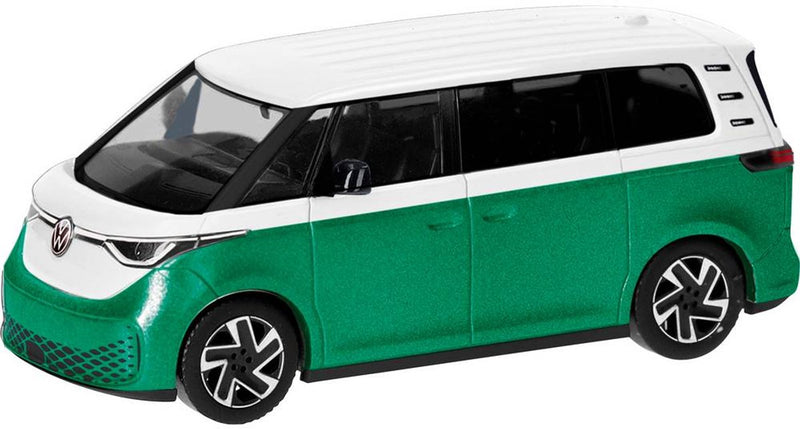 Herpa 431132 h0 coche volkswagen id. Buzz bicolor, blanco caramelo, verde hoja de laurel metalizado