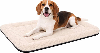 Cojín para perros Flamingo – Cesta para perros – Naya rectangular beige 85,5x51 cm – Cómodo – Ajuste perfecto – Superficie de descanso suave