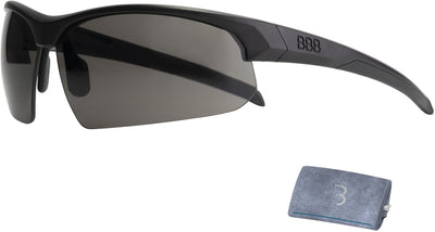 Bbb ciclismo gafas de ciclismo para hombre y mujer - gafas de ciclismo con 3 lentes intercambiables - gafas ligeras para bicicleta de carreras - negro mate - impresionar bsg-58