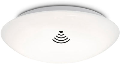 B.K.licht briloner elipso - plafoniera LED - con rilevatore di movimento - illuminazione bagno - plafoniera con sensore - sensore crepuscolare - timer - ø27,8 cm