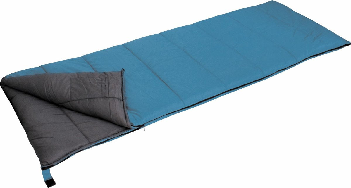 Eurotrail slaapzak chili - deken - blauw grijs