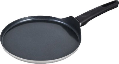 Teglia per crêpe Brabantia indu+ - ø 24 cm - padella per crêpe - rivestimento antiaderente in ceramica - adatta all'induzione - 100% senza pfas - lavabile in lavastoviglie - grigio