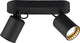 Trio pago - spot - nero opaco - escl. 2x gu10 4,9 w - montaggio a soffitto