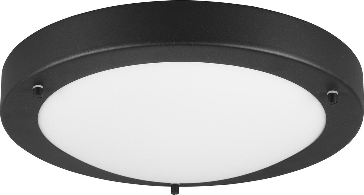 Trio condus - lampada da soffitto - nero opaco - escl. 1x e27 60w - illuminazione bagno - ip44