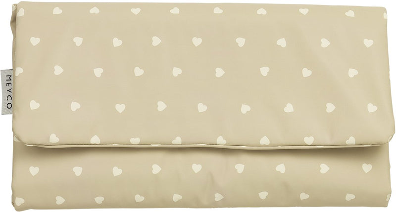 Meyco baby sweet heart verschoonmat - sand soft sand