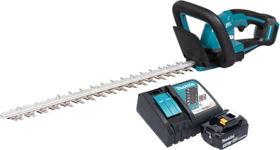 Makita duh 506 rf accu heggenschaar 18 v 50 cm borstelloos + 1x oplaadbare accu 3.0 ah + lader