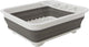 Gimex - scolapiatti - pieghevole - bianco grigio