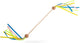 Giocattoli bs houten rrewstep con nastro