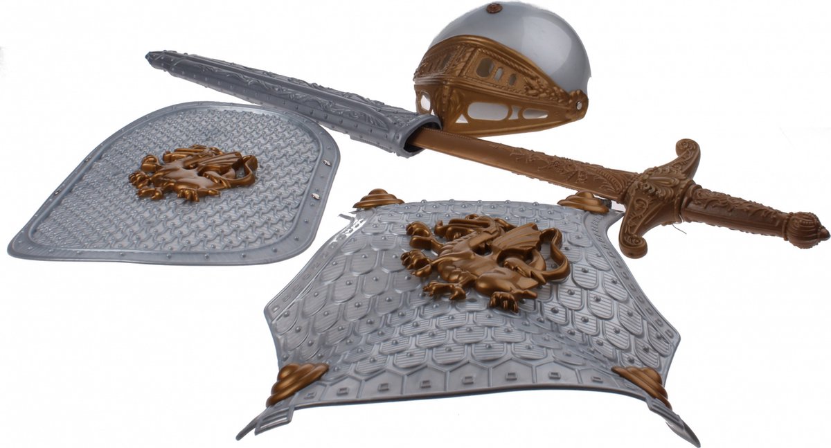Johntoy ridder verkleedset, 4dlg.