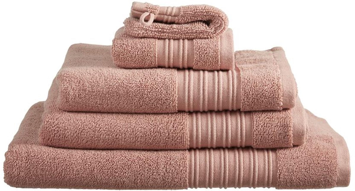 Beddinghouse sheer set van 3 gastendoekjes - terra