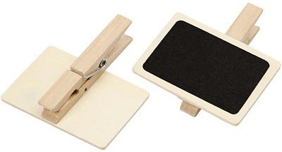 Lavagna aziendale Creativ con mollette misura 6,8x4,7 cm 6 pezzi 1 scatola